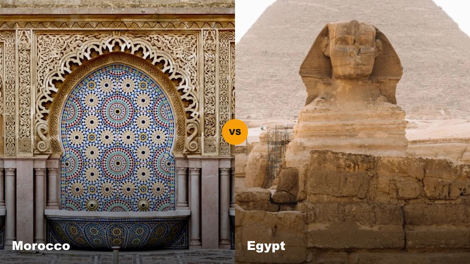 Morocco vs Egypt travel comparison culture cities costs 2026